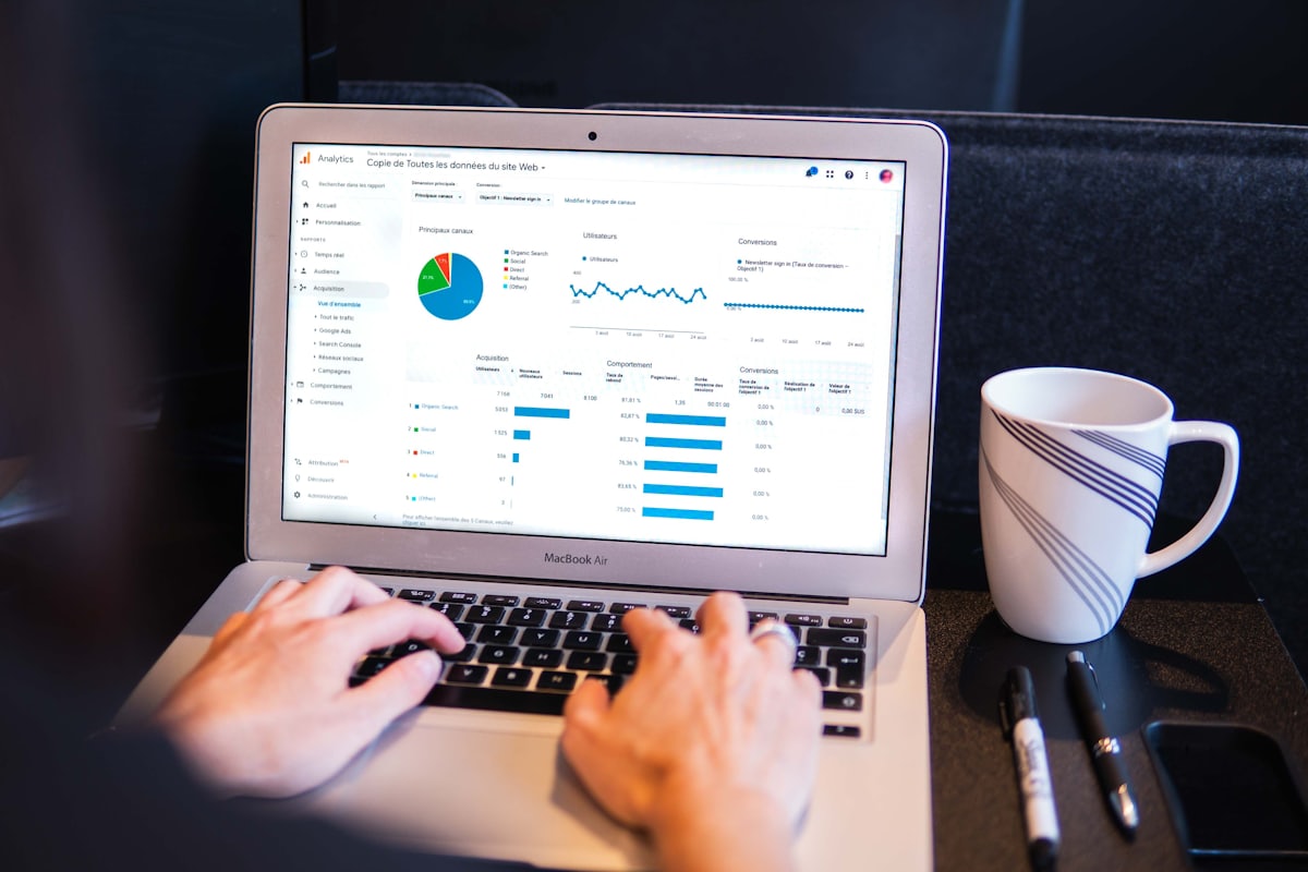 A reporting dashboard